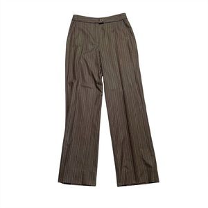 Escada Neumann Marcus Designer Pinstripe Trouser Business Casual Pants Size 34